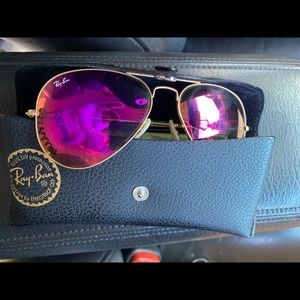 Pink/ Purple /Iridescent Ray-Ban